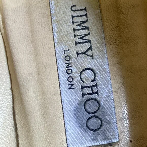 Jimmy Choo Tony 85 Classic Black Leather Pointy Heels - Picture 11 of 14